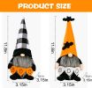 Halloween Gnomes Plush Decor, 2 Pack