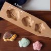 Wooden Baking Mold - Tortoise Fish Starfish 35g