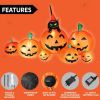 Pumpkin Halloween Inflatables  Outdoor Decorations, 7 FT