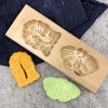 Wooden Baking Mold  Double Fish Butterfly 45g
