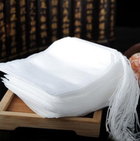 100 Pcs Lot Nonwoven Fabric Teabags 5.5 X 7CM Empty Tea Bags With String Heal Seal Filter Paper For Herb Tea (Option: Default)