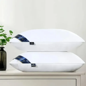 Bed Pillows Blue 2pack (Option: KING)