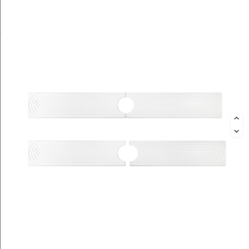 Sink Drying Mat, Diatomite Sink Caddy ,Kitchen Sink Organizer (Color: White)