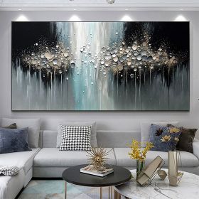 Handmade Oil Painting Abstract Texture Oil Painting On Canvas Large Wall Art Original White Painting Minimalist Art, Various Sizes (Style: 01, size: 90X120cm)