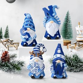 Winter Snow Gnomes (Color: Blue White)
