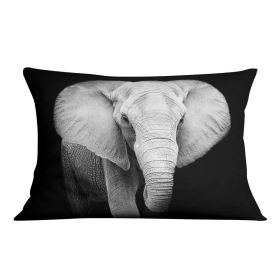 Elephant Cushion with or without pillow insert. (Insert: Without Insert, size: 14" X 14")
