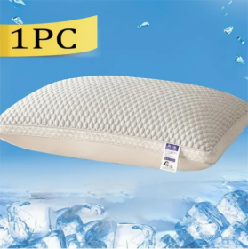 Cooling Breathable  Pillows (Option: Grey-1PC)