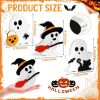 Halloween Decorations Indoor, Wooden Decor  Set of 3