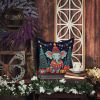 Elephant Christmas Throw Pillow, 18Hx18W